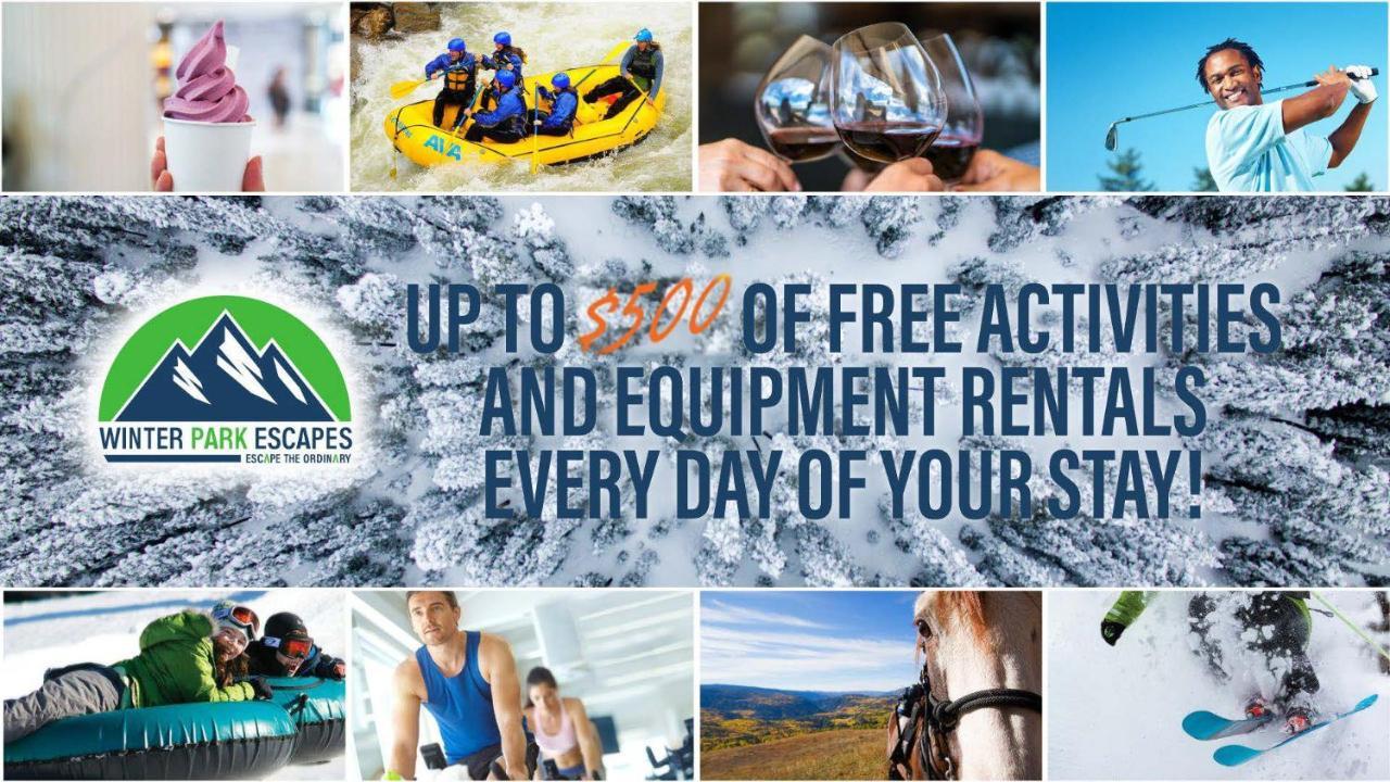 Ski In Ski Out Luxury Condo #4475 With Huge Hot Tub & Great Views - 500 Dollars Of Free Activities & Equipment Rentals Daily Winter Park Buitenkant foto